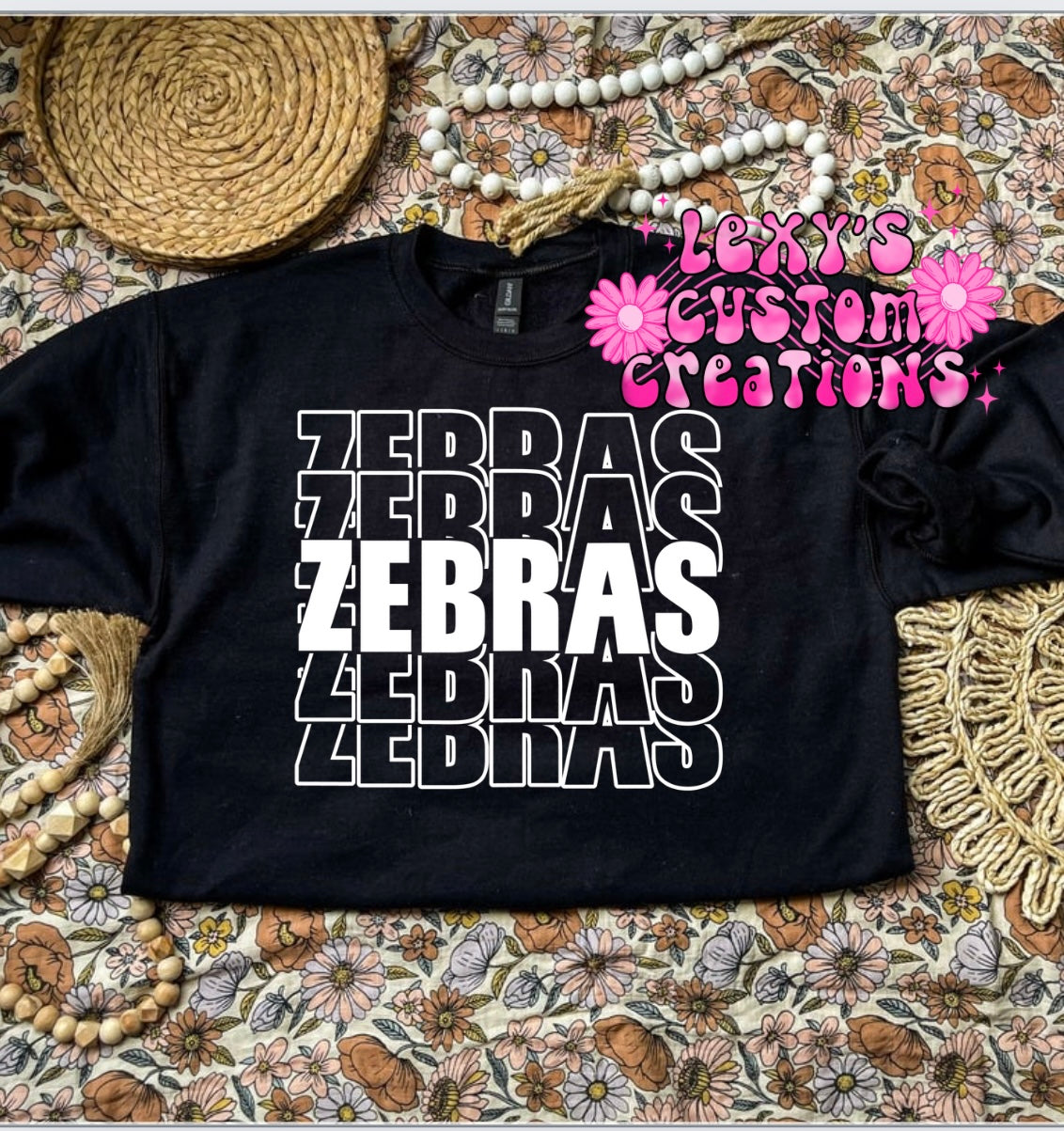 Stacked Zebras