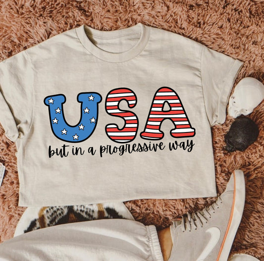 USA IN A PROGRESSIVE WAY