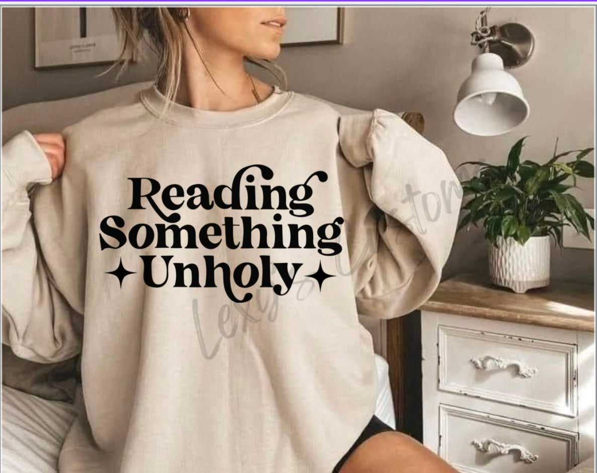 Reading something unholy