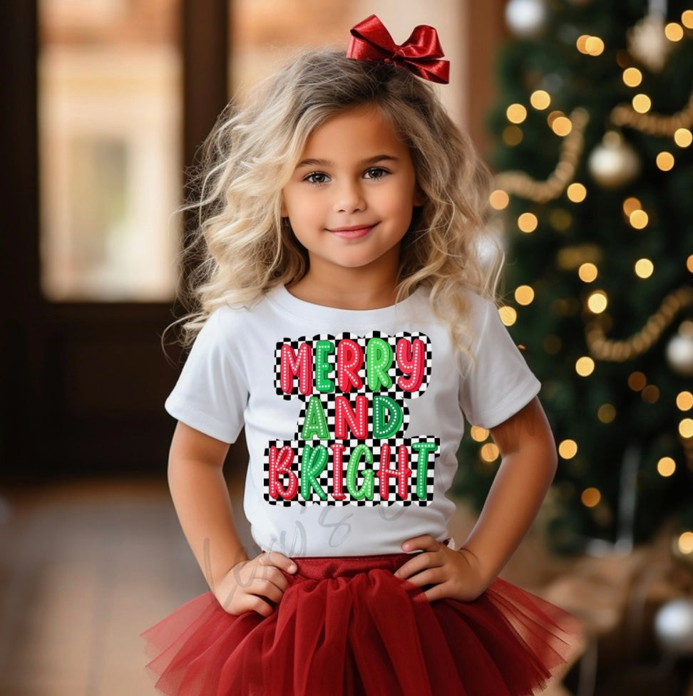 Checkered Merry & Bright (MINI)